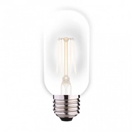 Gwint-trzonek-e27 - edt010nw żarówka ozdobna filament led neutralna t40 tubka e27 4w 450lm 4000k inq 