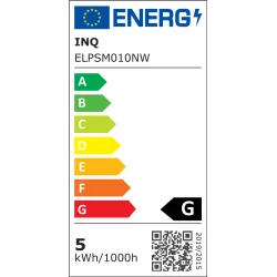 Gwint-trzonek-e27 - elpsm010nw żarówka led z czujnikiem ruchu i zmierzchu e27 g45 5w 4000k 380lm inq 