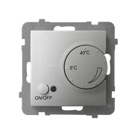Regulatory-temperatury - regulator temperatury z czujnikiem podpodłogowym srebrny rtp-1u/m/18 aria ospel 