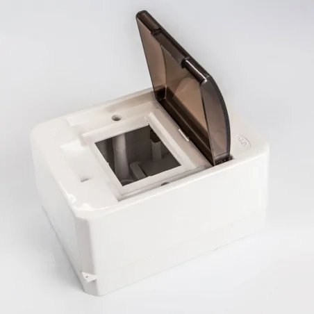 Skrzynki-elektryczne - skrzynka rozdzielcza natynkowa biała 4 modułowa s-4k plastrol 