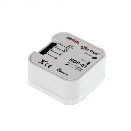 Sterowniki-i-odbiorniki - radiowy ściemniacz dopuszkowy 1-kanałowy rdp-01 exta free zamel 