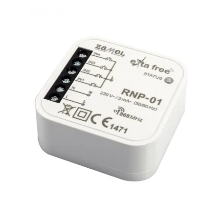 Piloty-i-nadajniki - radiowy nadajnik dopuszkowy 4-kanałowy rnp-01 exta free zamel 