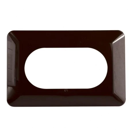 Oslony-sciany - osłona ściany brązowa podwójna pod kontakty i włączniki osx-220 zamel 