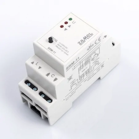 Sterownik-rolet - sterownik rolet srm-11 uniwersalny szyna th35 zamel 