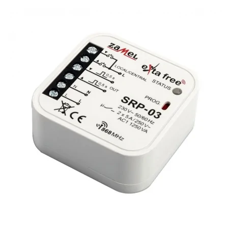 Sterownik-rolet - sterownik linii centralnych  dopuszkowy do rolet srp-03 zamel exta free 