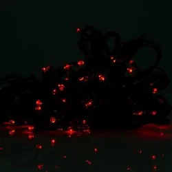 Oswietlenie-choinkowe - lampki choinkowe wewnętrzne led 100 czerwone światełka na choinkę inq 