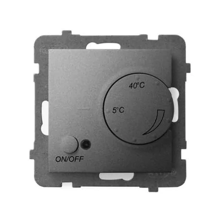 Regulatory-temperatury - regulator temperatury z czujnikiem napowietrznym szary mat rtp-1un/m/70 aria ospel 