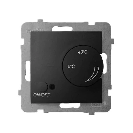 Regulatory-temperatury - regulator temperatury z czujnikiem napowietrznym czarny metalik rtp-1un/m/33 aria ospel 