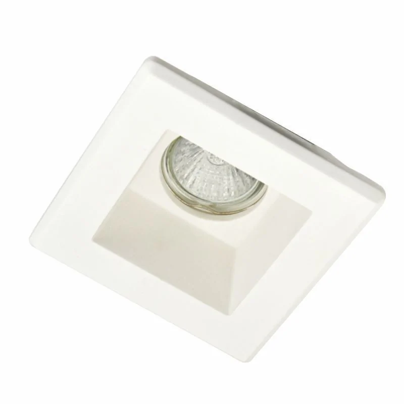 Oprawy-sufitowe-stale - oprawa podtynkowa biała kwadratowa gipsowa do malowania lexi3527 light.it firmy Light.it 