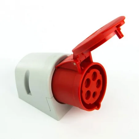 Gniazda-silowe - pięciobiegunowe gniazdo izolowane 32a 5p  pce  125-6 