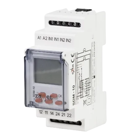 Sterowanie-czasowe - sterownik dzwonka szkolnego sdm-10 zamel 