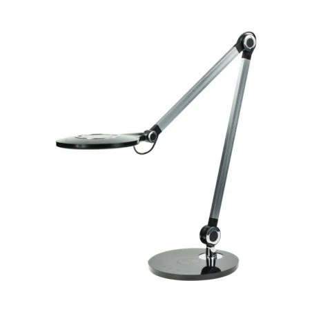 Lampki-biurkowe - bl025e czarna lampka biurkowa led z ładowarką zmienna barwa światła max wireless nilsen 