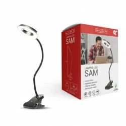 Lampki-biurkowe - ma026e lampka led 4,6w z klipsem zmienna barwa światła sam nilsen 