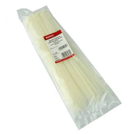 Szybkozlaczki - opaska kablowa 360x4.8 biała opk 4,8-360-n/100 erko 