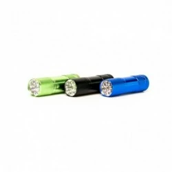 Latarki-led - nc0023 zielona latarka led mini blue 2w 40lm nilsen camp 