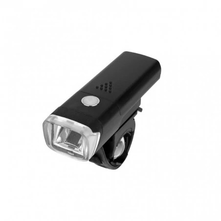 Latarki-led - nc0053 latarka rowerowa led bike 20m orange 1w 80lm nilsen camp 