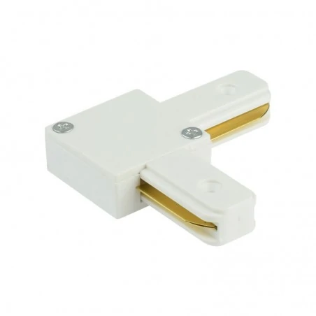 Oswietlenie-szynowe - łącznik kątowy l do szynoprzewodu 1 fazowego biały track 1faz ozzo 