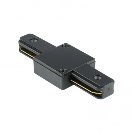 Oswietlenie-szynowe - łącznik - prosty connector czarny track 1faz ozzo 