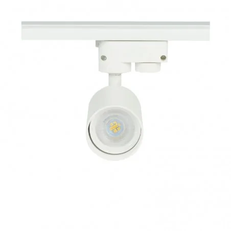 Oswietlenie-szynowe - reflektor do szyny 1 fazowej spot gu10 biały track 1faz ozzo 