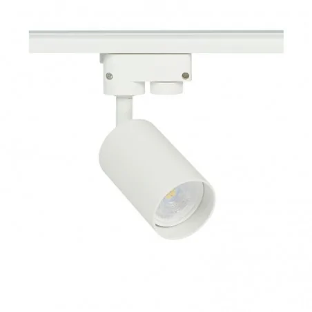 Oswietlenie-szynowe - reflektor do szyny 1 fazowej spot gu10 biały track 1faz ozzo 