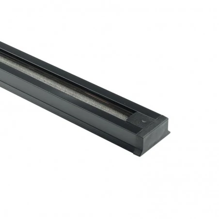 Oswietlenie-szynowe - szynoprzewód 1 fazowy czarny komplet 2 metry track 1-faz 2m ozzo 