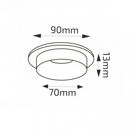Oprawy-sufitowe - alma-112-gl oprawa szklana tuba gu10 35w alma ozzo 