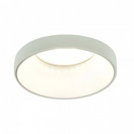 Oswietlenie-sufitowe - białe oczko sufitowe gu10 35w 7,3cm podtynkowe birk-111-wh ozzo 