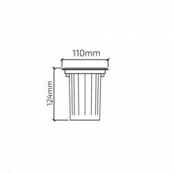 Oprawy-led-zewnetrzne - oprawa dogruntowa - najazdowa gu10 ip54 ground-square ozzo 