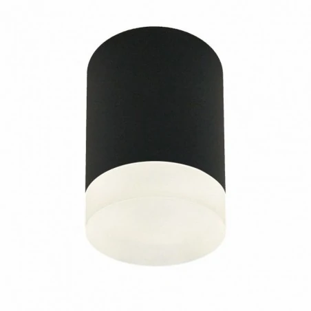 Oswietlenie-sufitowe - oprawa sufitowa tuba czarna gu10 35w natynkowa magnus-1bl ozzo 