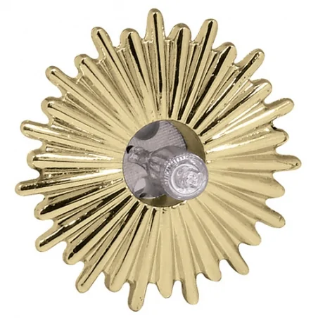 Oprawy-sufitowe-stale - ozdobna oprawa sufitowa złote słoneczko 12v g4 hl767 01277 ideus 