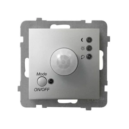 Elektroniczne-czujniki-ruchu - czujnik ruchu elektroniczny srebrny łp-16u/m/18 aria ospel 