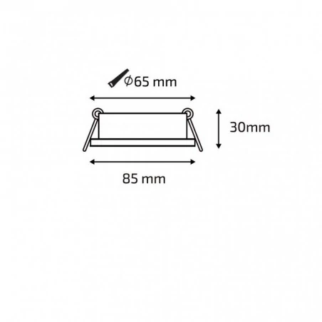 Oprawy-sufitowe-stale - oprawa sufitowa vog-112-sh-wh okrągła biała ip44 ozzo 