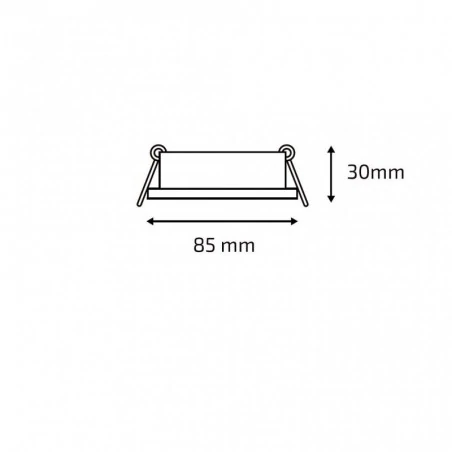 Oprawy-sufitowe-stale - vog-122-sh-wh oprawa kwadratowa biała ip44 hermetyczna ozzo 