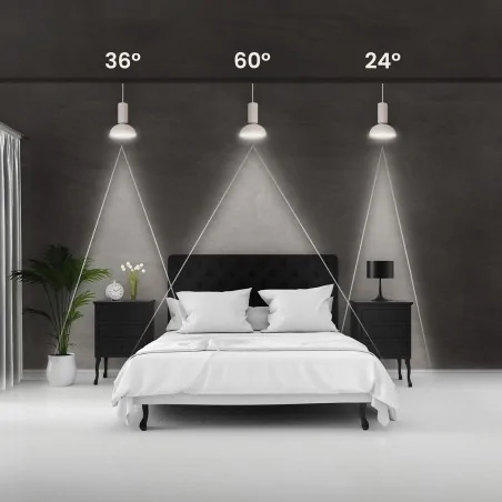 Gwint-trzonek-gu10 - żarówka led gu10 6w 50w 580lm 6500k regulowana 24° 36° 60° lumledf2024 lumiled 