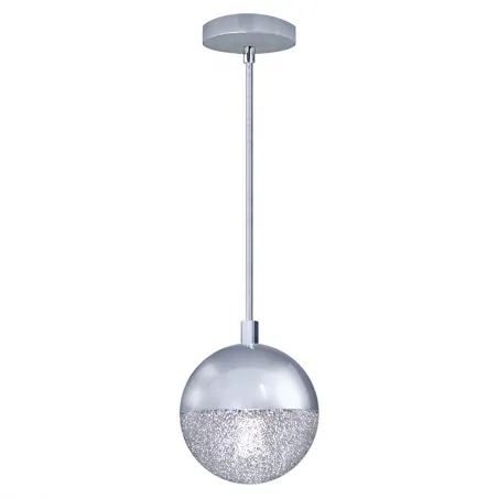 Lampy-sufitowe - lampa wisząca w kolorze srebrnym 5w 308030 il mio amarillo 308030 polux 