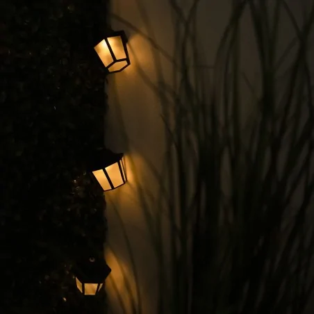 Swiecace-kule-i-girlandy - ogrodowa girlanda solarna latarenki z ciepłym światłem 10xled 3,8m 3000k aria lumiled 