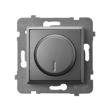 Regulatory-oswietlenia - uniwersalny ściemniacz do obciążenia halogenowego żarowego i led szary mat łp-8ul2/m/70 aria ospel 