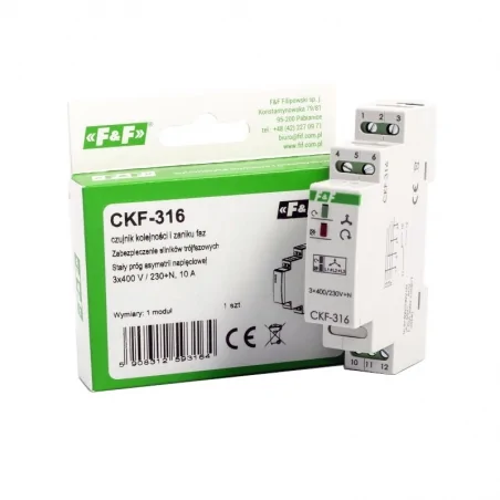 Przekazniki-kontroli-faz - przekaźnik zaniku fazy ckf-316 f&f 