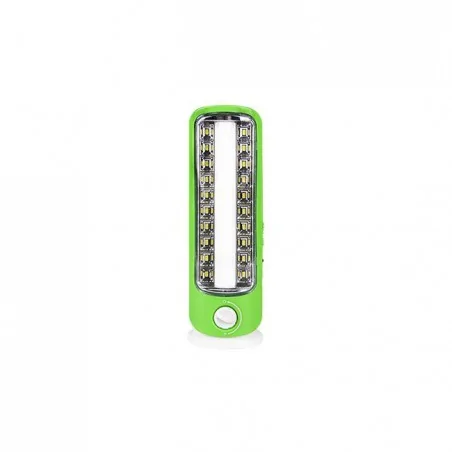 Latarki-warsztatowe - zielona latarka led warsztatowa 4w z regulacją światła 6500k 1400mah 0535 lvt 