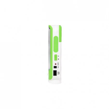 Latarki-warsztatowe - zielona latarka led warsztatowa 4w z regulacją światła 6500k 1400mah 0535 lvt 