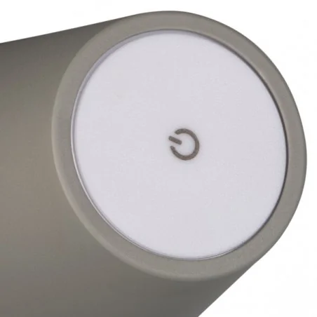 Lampki-biurkowe - lampa stołowa ładowalna przenośna szara led inita led ip54 gr 36326 kanlux 
