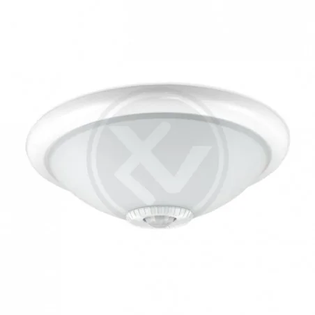 Plafony - okrągły plafon na dwie żarówki e27 z czujnikiem ruchu 4982 lvt 