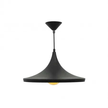 Lampy-sufitowe - elegancka lampa wisząca czarna 20w e27 il mio modern 1a-b 305442 polux 