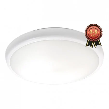 Plafony - plafon led korytarzowy z mikrofalowym czujnikiem ruchu 22w ip65 4000k ik10 midas 0737 lvt 