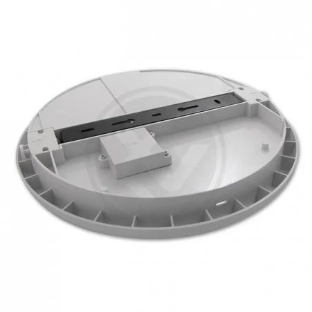 Plafony - plafon led korytarzowy z mikrofalowym czujnikiem ruchu 22w ip65 4000k ik10 midas 0737 lvt 