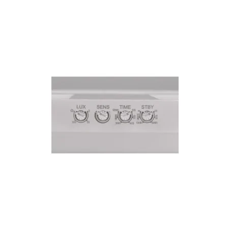 Plafony - plafon led korytarzowy z mikrofalowym czujnikiem ruchu 22w ip65 4000k ik10 midas 0737 lvt 