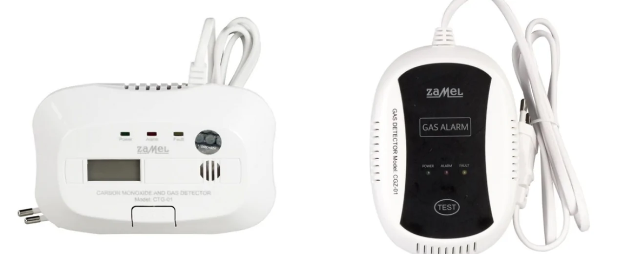 Czujniki czadu, dymu i gazu- ZAMEL