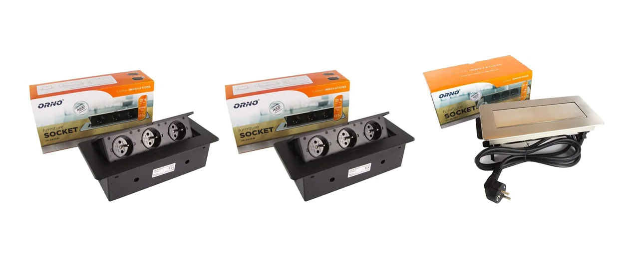 Gniazda blatowe – dyskretne źródło zasilania w Twoim domu lub biurze